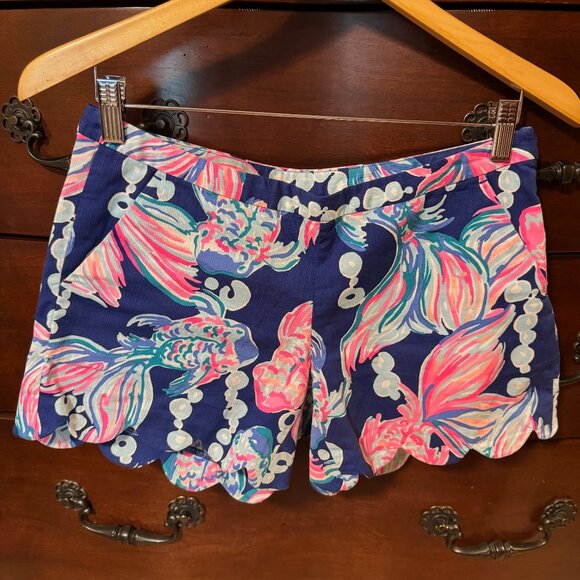 Lilly Pulitzer Pants - LILLY PULITZER Buttercup Shorts in Going Coastal Print